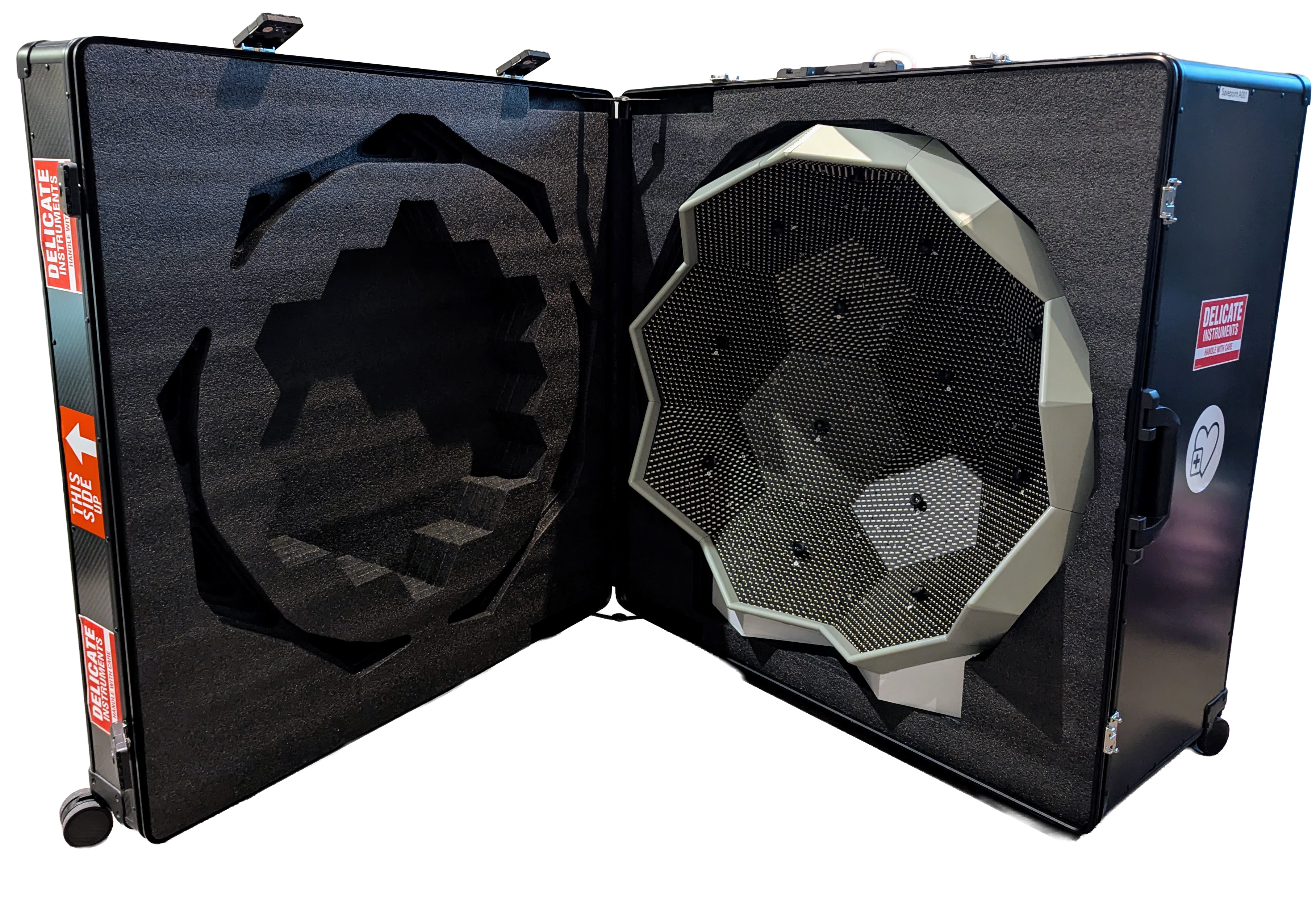 Portable scanner setup used by Cyberscantruck for mobile face capture